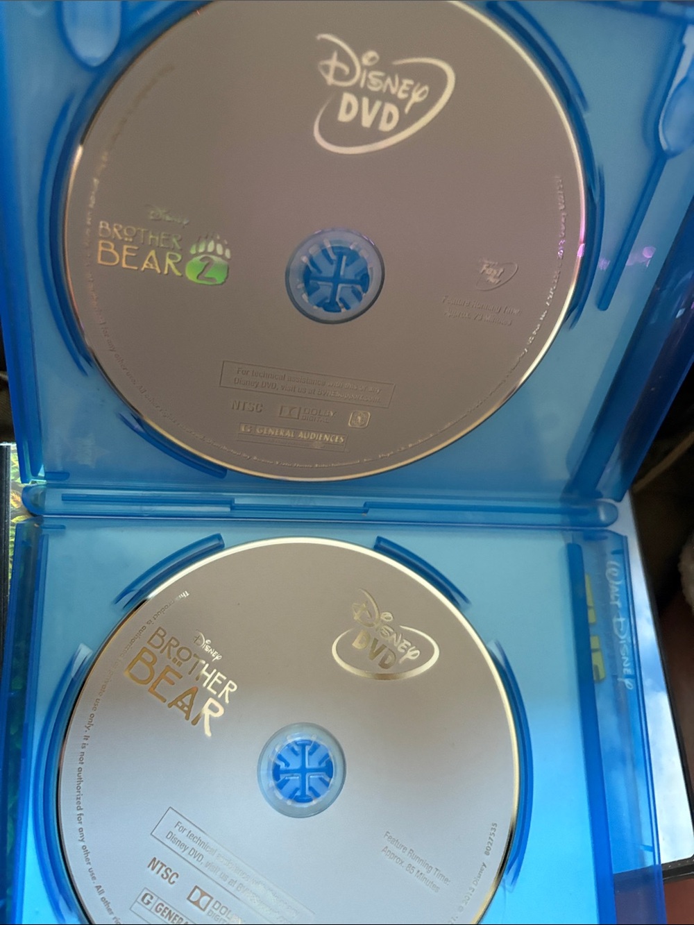 Disney Silver DVD Set with Blue Case